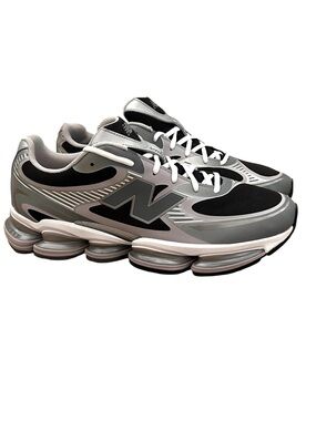 New Balance Abzorb 2000 Mens Size 14 White/Gray Classic Running Sneakers New